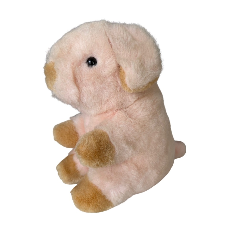 Cute Pink Pig Plush Stuffed Animal Toy Small Kawaii Farm Animal 7 inches